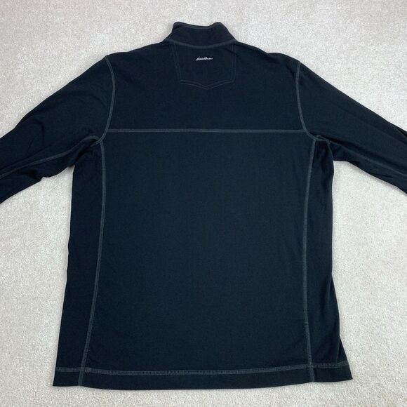 Eddie Bauer Travex Shirt Men's Size Med Performance Stretch 1/4 Zip Outdoor - Picture 8 of 16